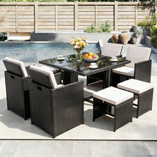8 SEATER RATTAN GARDEN