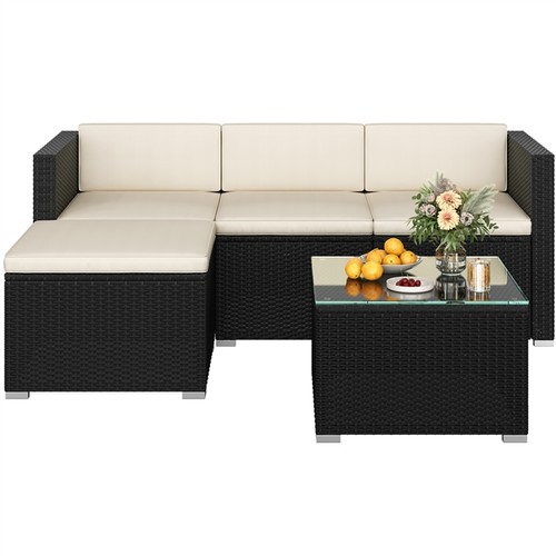 5pcs rattan garden - 5pcs, furniture