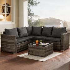 Rattan Corner Sofa 5Seater