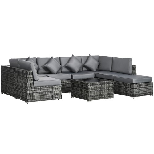 Outsunny pieces patio rattan - outsunny,