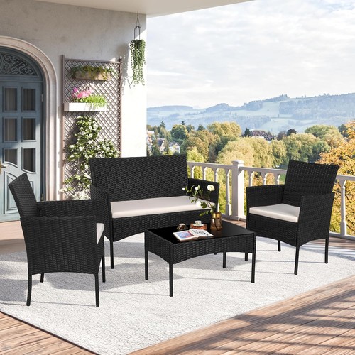 Rattan garden furniture set - furniture, 4