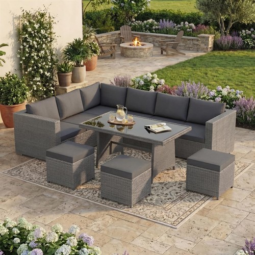 Rattan garden seater outdoor - rattan,