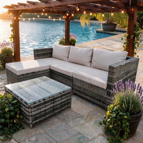 Seater rattan garden - seater,