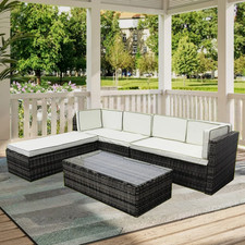 6 Seater Rattan Garden
