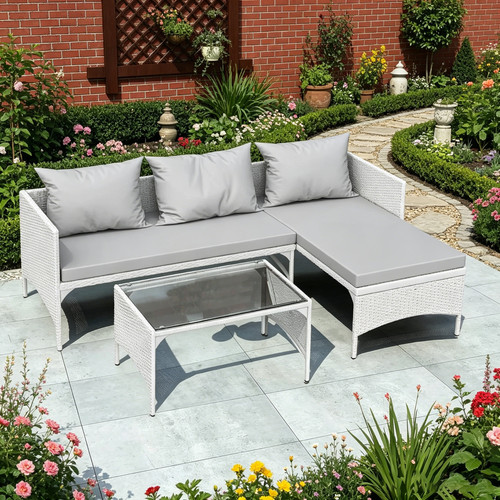Grey shape garden - grey,