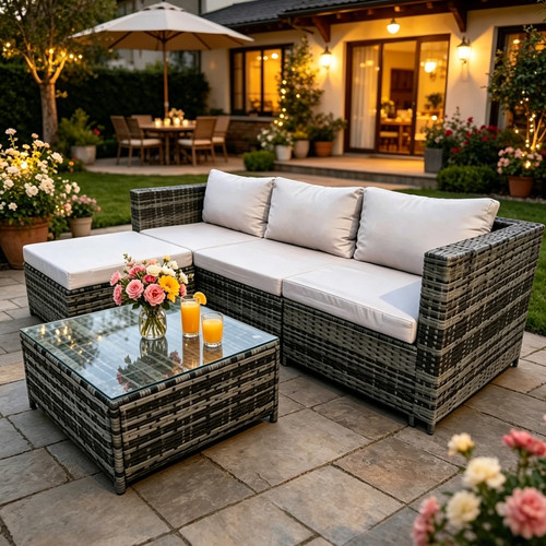 Seater rattan garden - 4,