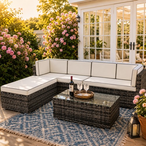 Seater rattan garden - 6,